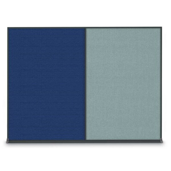 Double Door Radius Corkboard, 60"X36", B